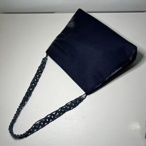Small Black Evening Purse Beaded‎ Strap